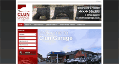 Desktop Screenshot of clungarage.co.uk